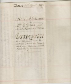 Click to enlarge 1898 Conveyance