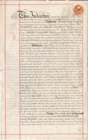 Click to enlarge 1899 Conveyance and Deed