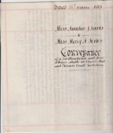Click to enlarge 1903 Conveyance