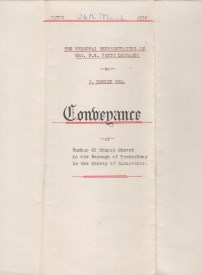 Click to enlarge 1958 Conveyance