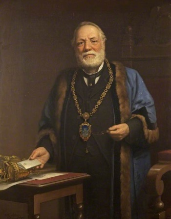 Thomas Collins, Esq., J.P.<br><sub>painted by Josiah Rushton</sub>