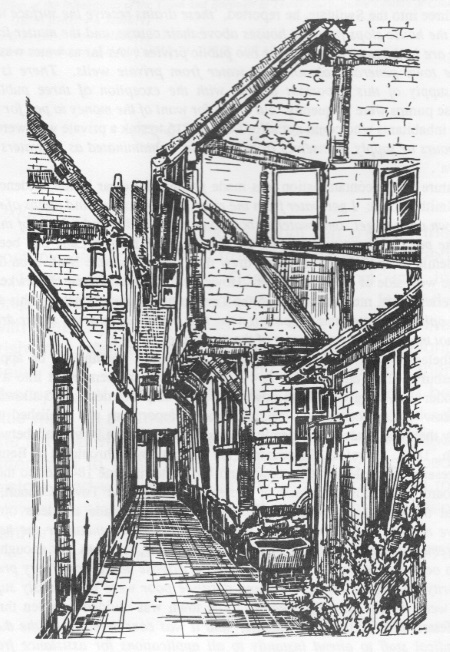 Lilly's Alley looking towards Church Street