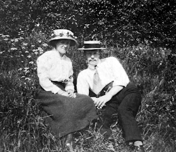 Halsey and his wife, Lizzie